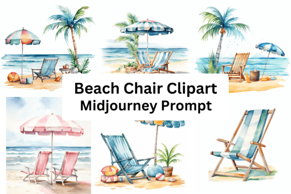 Watercolor Beach Chair Illustrations: A Designer Review