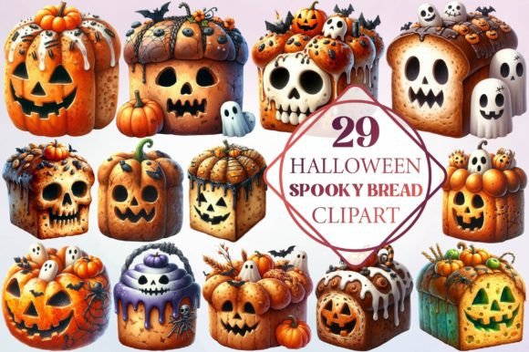 Watercolor Spooky Halloween Bread: A Stitch Test